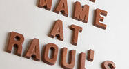 Alphabet-In Chocolate